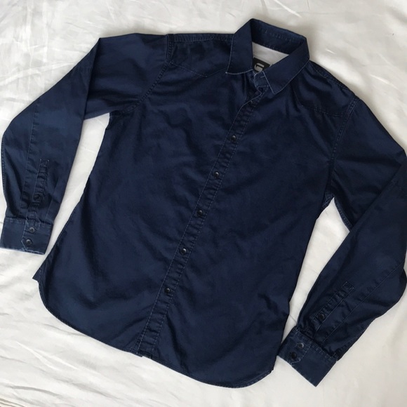 G-Star Other - G-Star Raw Construct Clean Western Shirt in Denim